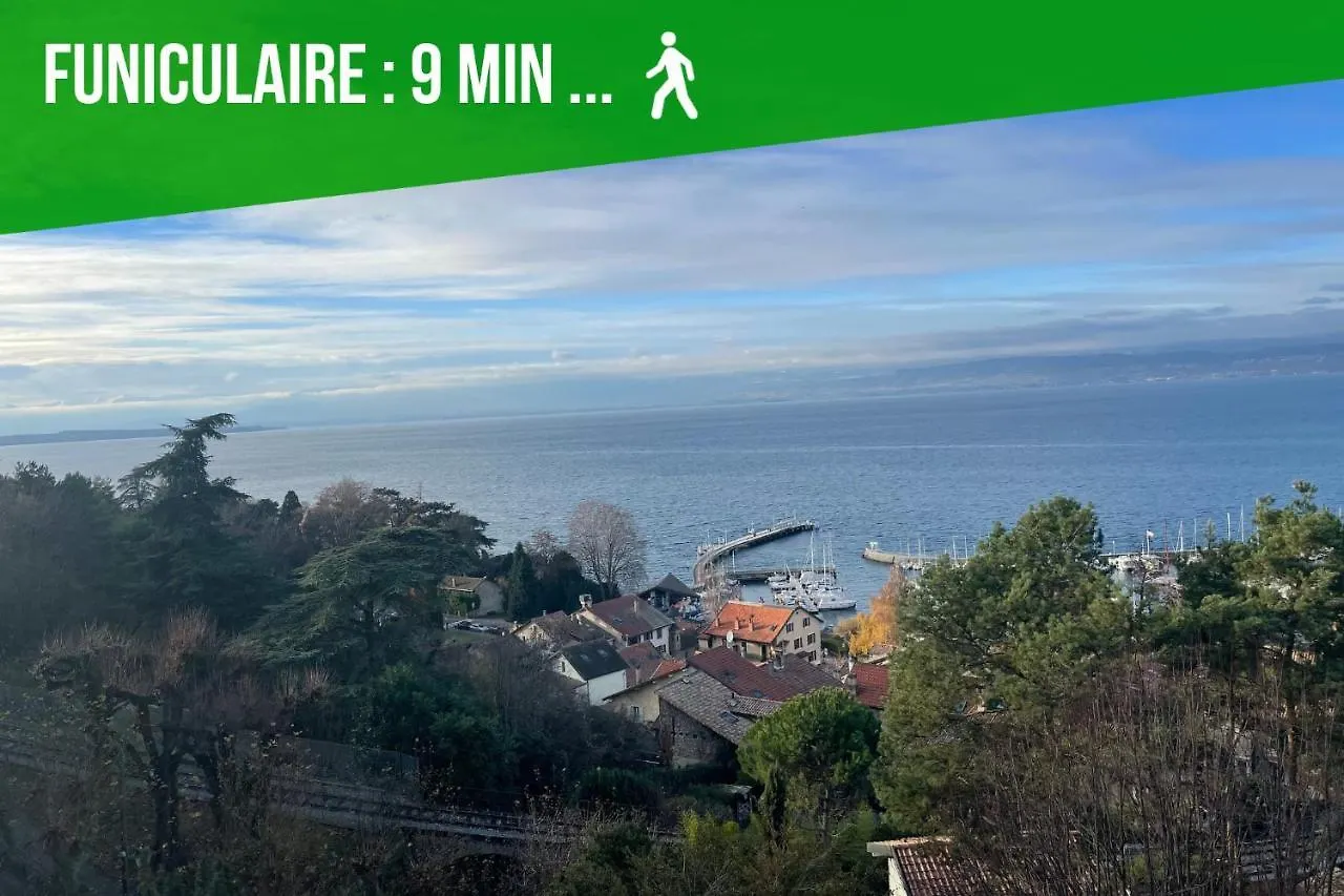 Viva Leman- Hypercentre - Vue Panoramique- Parking - Wifi Apartment Thonon-les-Bains 0*,