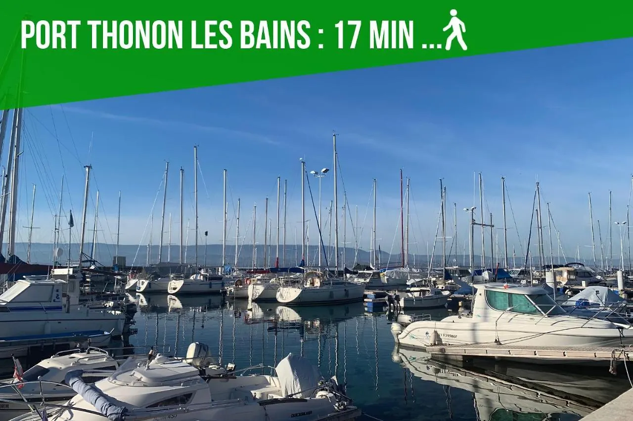 Viva Leman- Hypercentre - Vue Panoramique- Parking - Wifi Apartment Thonon-les-Bains France